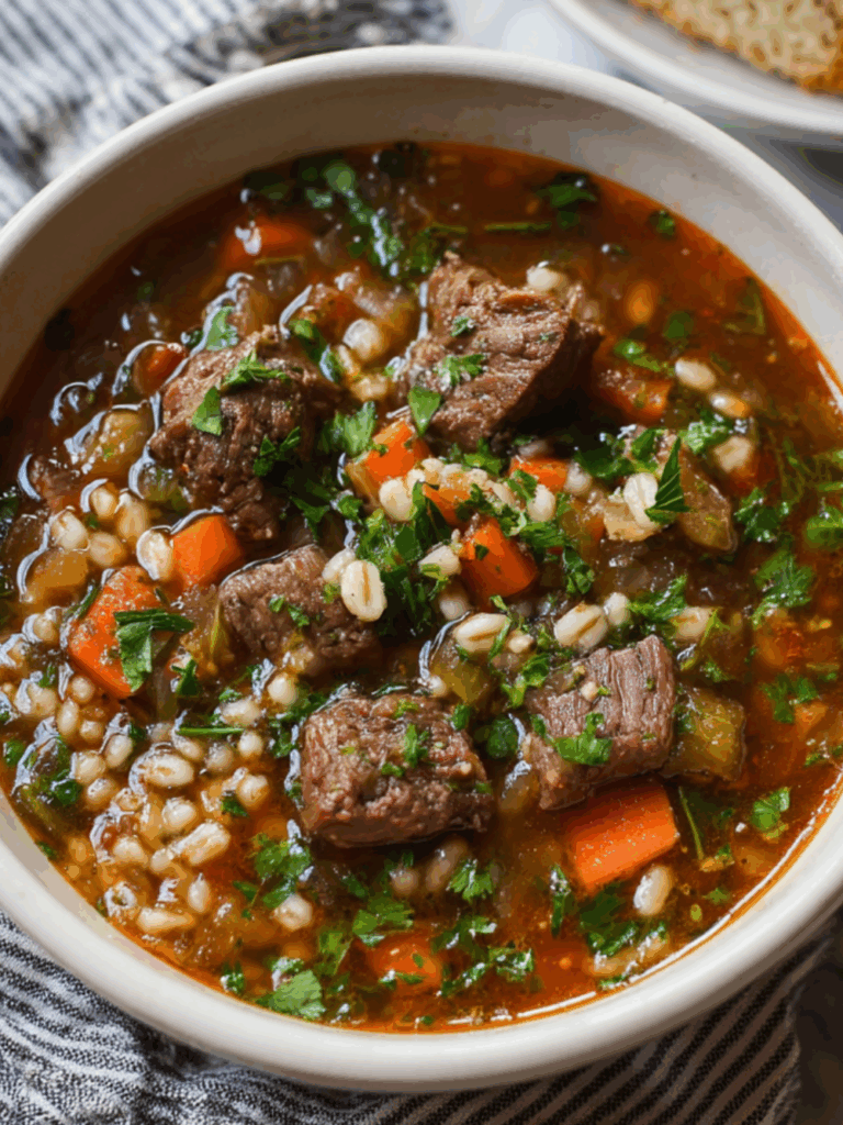 Jamie Oliver Beef Barley Soup