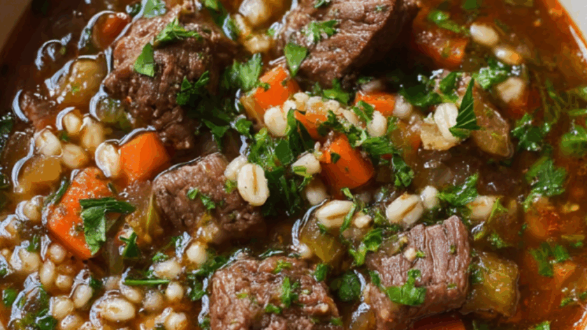 Jamie Oliver Beef Barley Soup