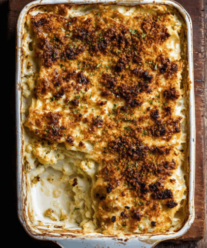 Jamie Oliver Cauliflower Cheese Lasagne