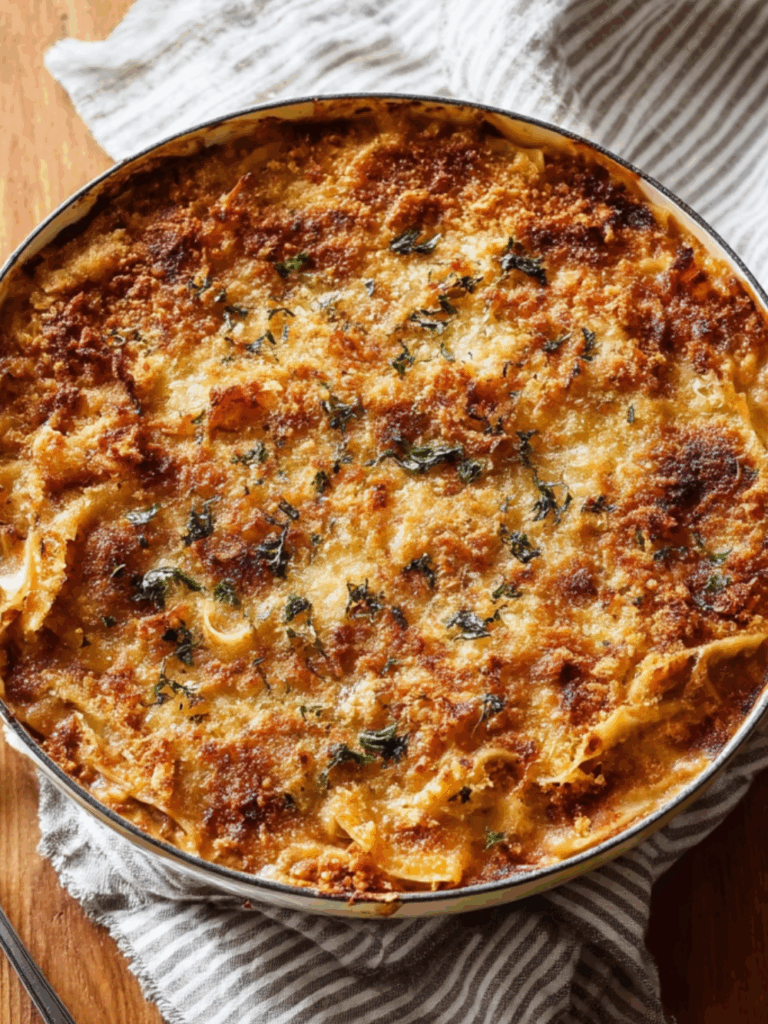 Jamie Oliver Leftover Get-ahead Gravy Scruffy Lasagne