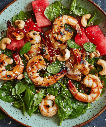 Jamie Oliver Prawn & Watermelon Salad
