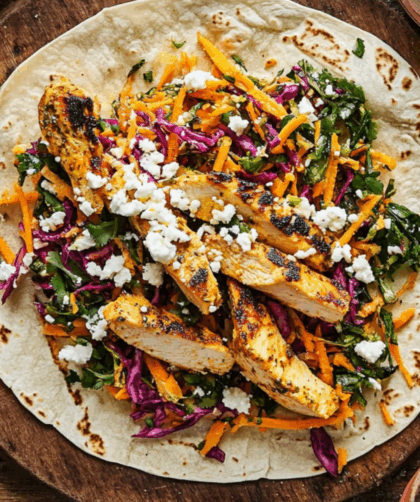 Jamie Oliver Rainbow Salad Wrap