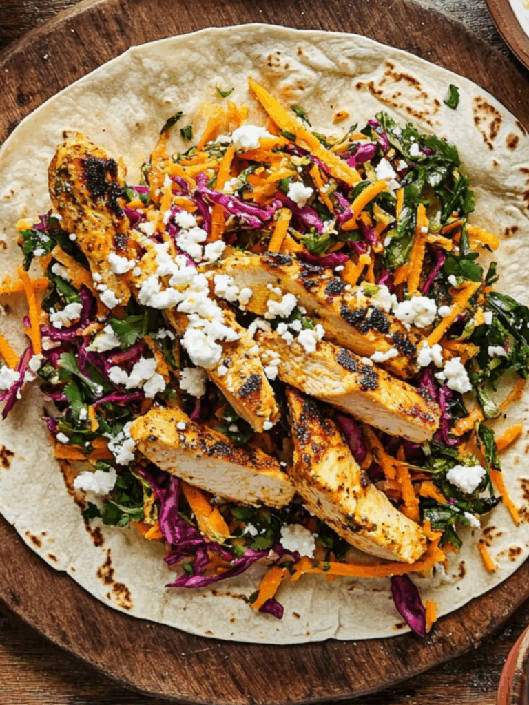 Jamie Oliver Rainbow Salad Wrap