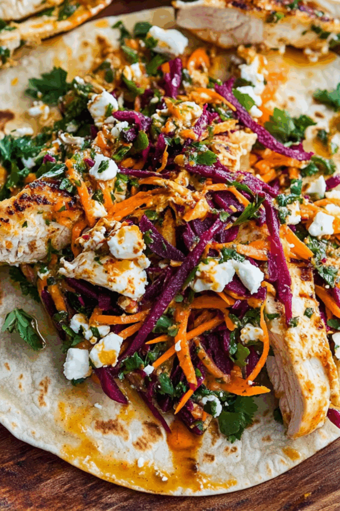 Jamie Oliver Rainbow Salad Wrap