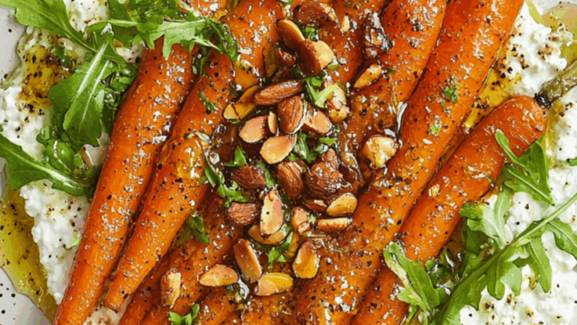 Jamie Oliver Roasted Carrot Salad