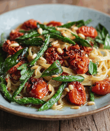 Jamie Oliver Spinach Pici Pasta