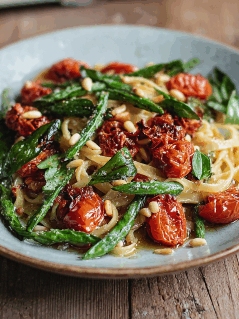 Jamie Oliver Spinach Pici Pasta