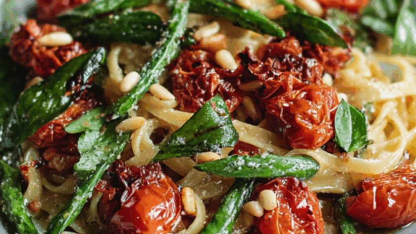 Jamie Oliver Spinach Pici Pasta