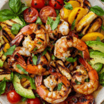 Jamie Oliver Sticky Barbecued Prawn Salad