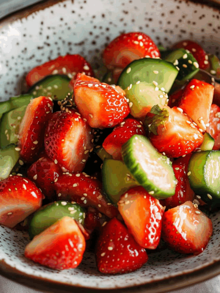 Jamie Oliver Strawberry Cucumber Salad