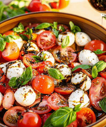 Jamie Oliver Tomato Basil Salad