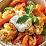 Jamie Oliver Vegetarian Harissa Cauliflower Traybake
