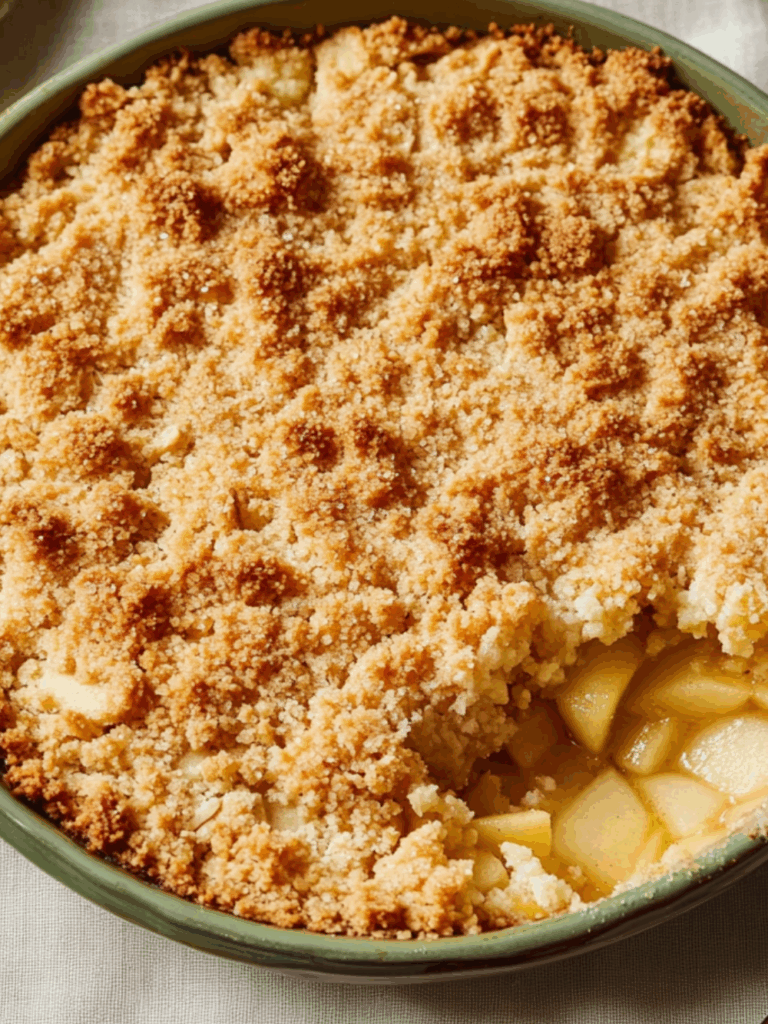 Jamie Oliver Vegetarian Apple Crumble