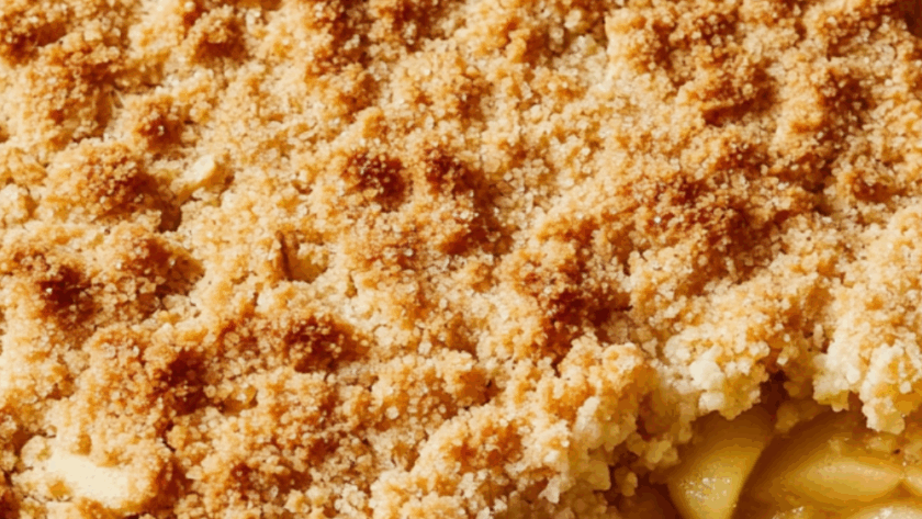 Jamie Oliver Vegetarian Apple Crumble