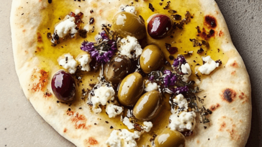 Jamie Oliver Vegetarian Aubergine Flatbreads