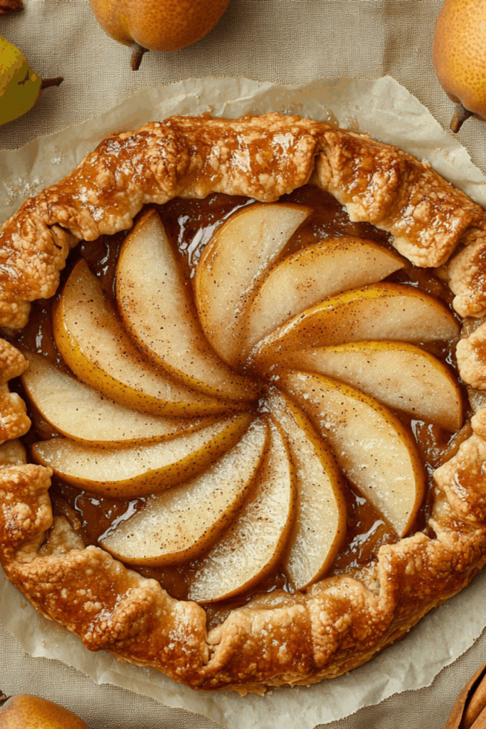 Jamie Oliver Vegetarian Pear Tarte