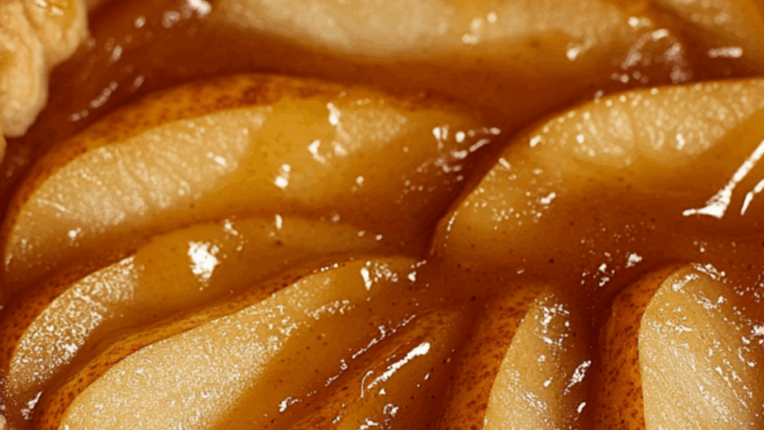 Jamie Oliver Vegetarian Pear Tarte