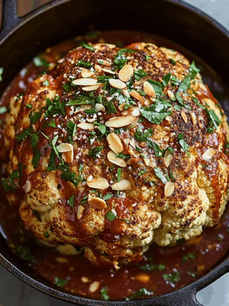Jamie Oliver Vegetarian Roasted Cauliflower