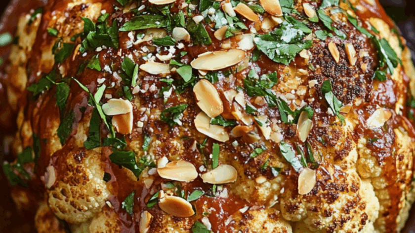 Jamie Oliver Vegetarian Roasted Cauliflower