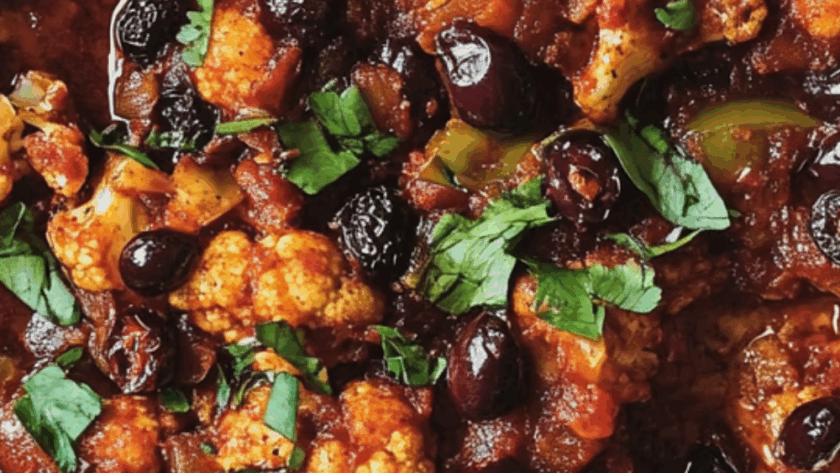 Jamie Oliver Vegetarian Cauliflower Caponata