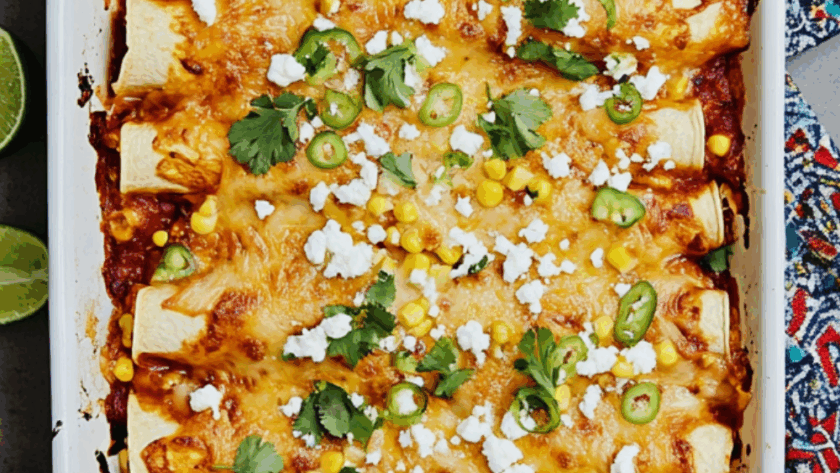 Jamie Oliver Vegetarian Enchiladas