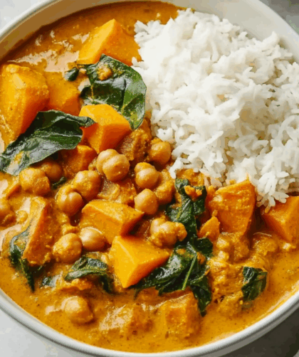 Jamie Oliver Vegetarian Sweet Potato & Chickpea Curry