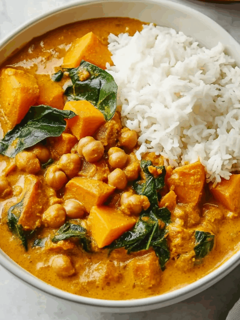 Jamie Oliver Vegetarian Sweet Potato & Chickpea Curry