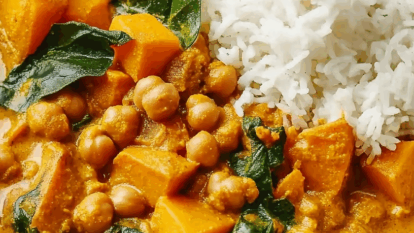 Jamie Oliver Vegetarian Sweet Potato & Chickpea Curry