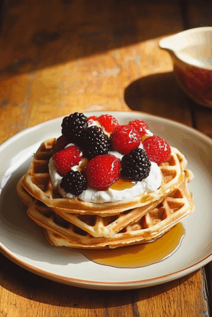 Jamie Oliver Vegetarian Waffles