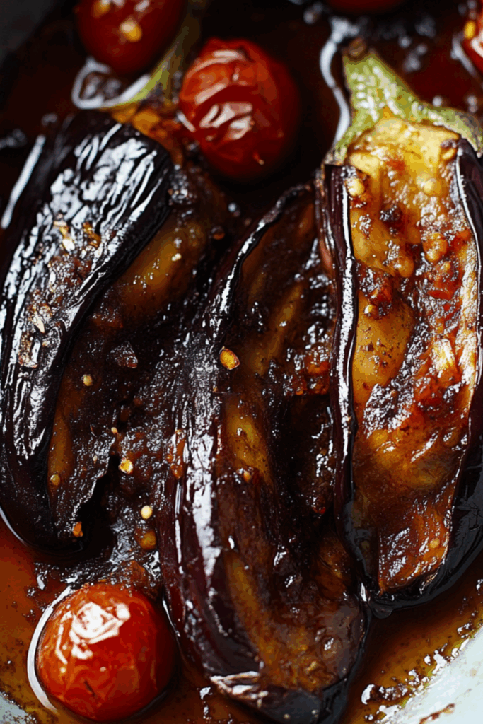 Jamie Oliver Vegetarian Whole Roasted Miso Aubergine