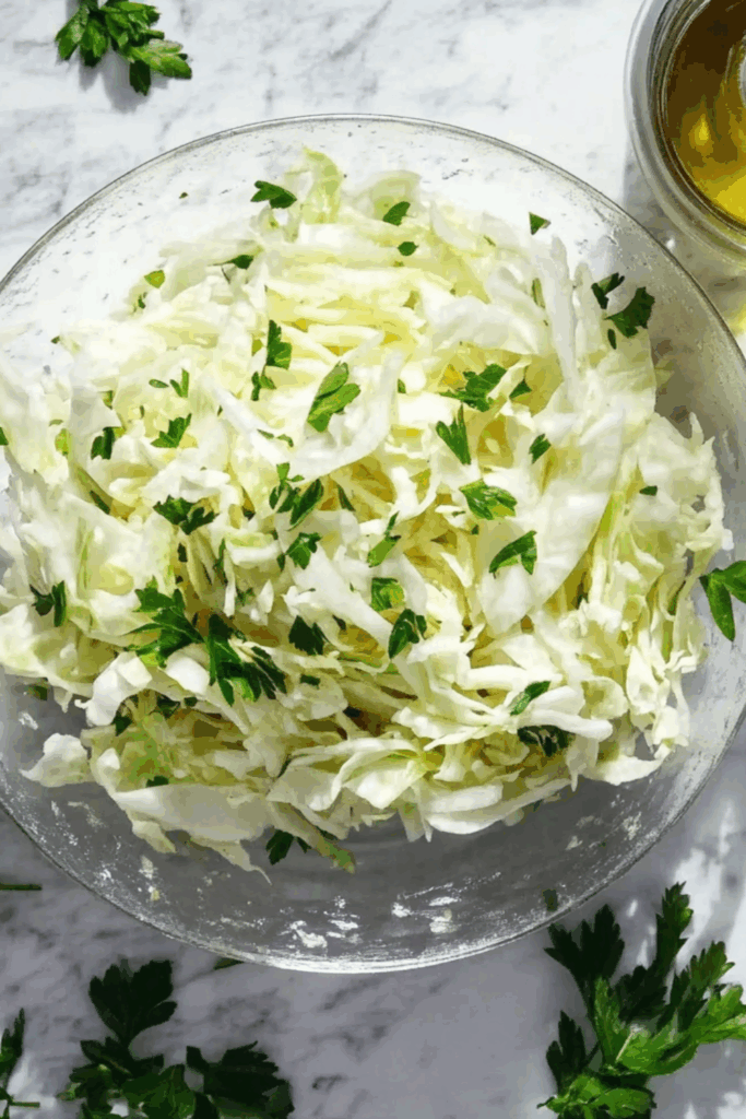 Jamie Oliver White Cabbage Salad