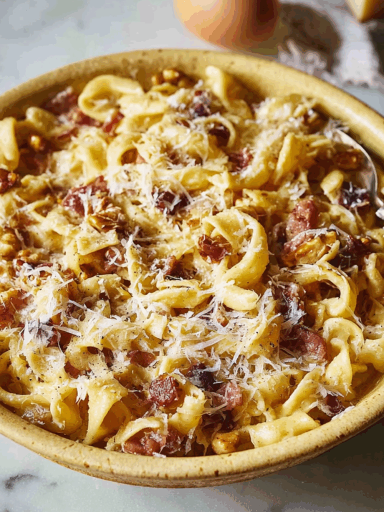 Jamie Oliver Chestnut Carbonara Pasta