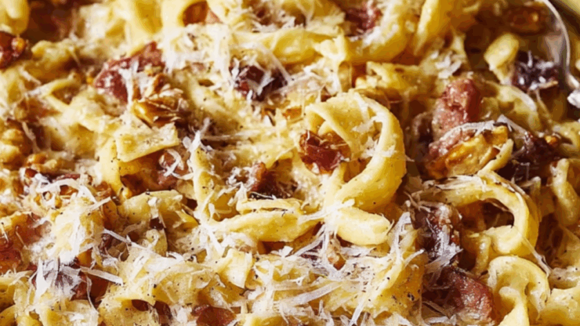 Jamie Oliver Chestnut Carbonara Pasta