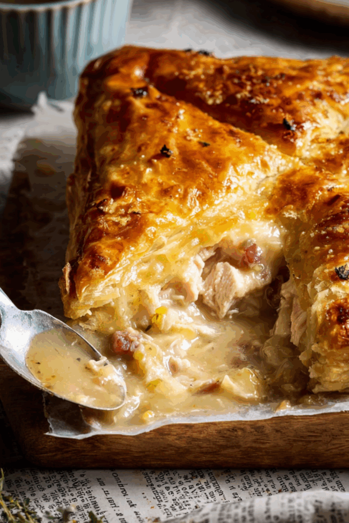 Jamie Oliver Chicken And Leek Pie With Puff Pastry​