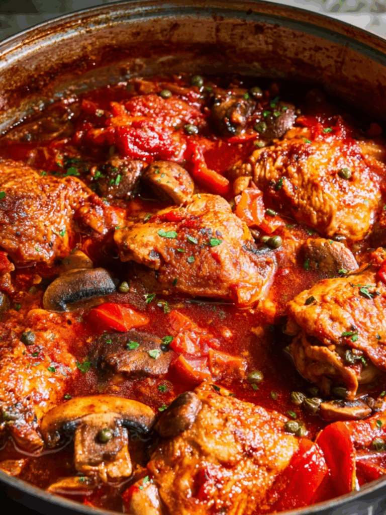 Jamie Oliver Chicken Cacciatore Slow Cooker