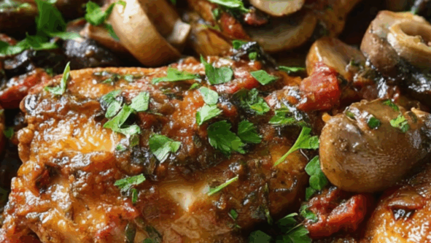 Jamie Oliver Chicken Chasseur Slow Cooker