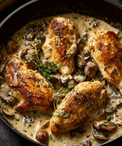 Jamie Oliver Chicken In White Wine And Mushroom Sauce