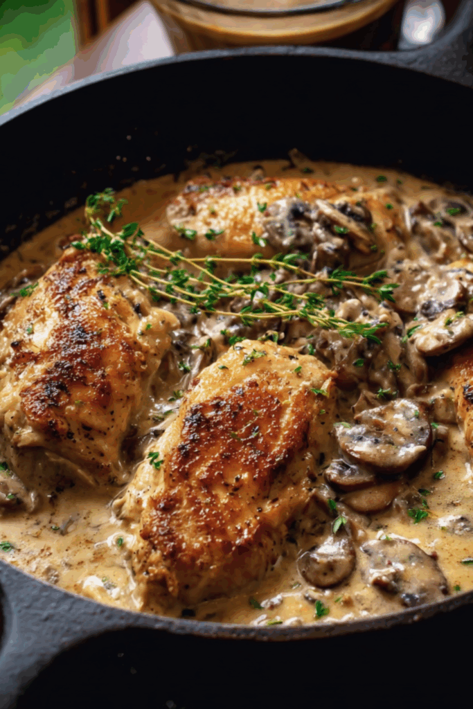 Jamie Oliver Chicken In White Wine And Mushroom Sauce