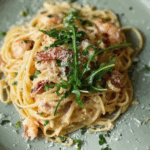 Jamie Oliver Creamy Prawn Linguine Pasta