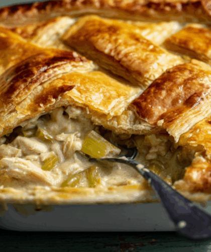 Jamie Oliver Crème Fraîche Chicken Pie