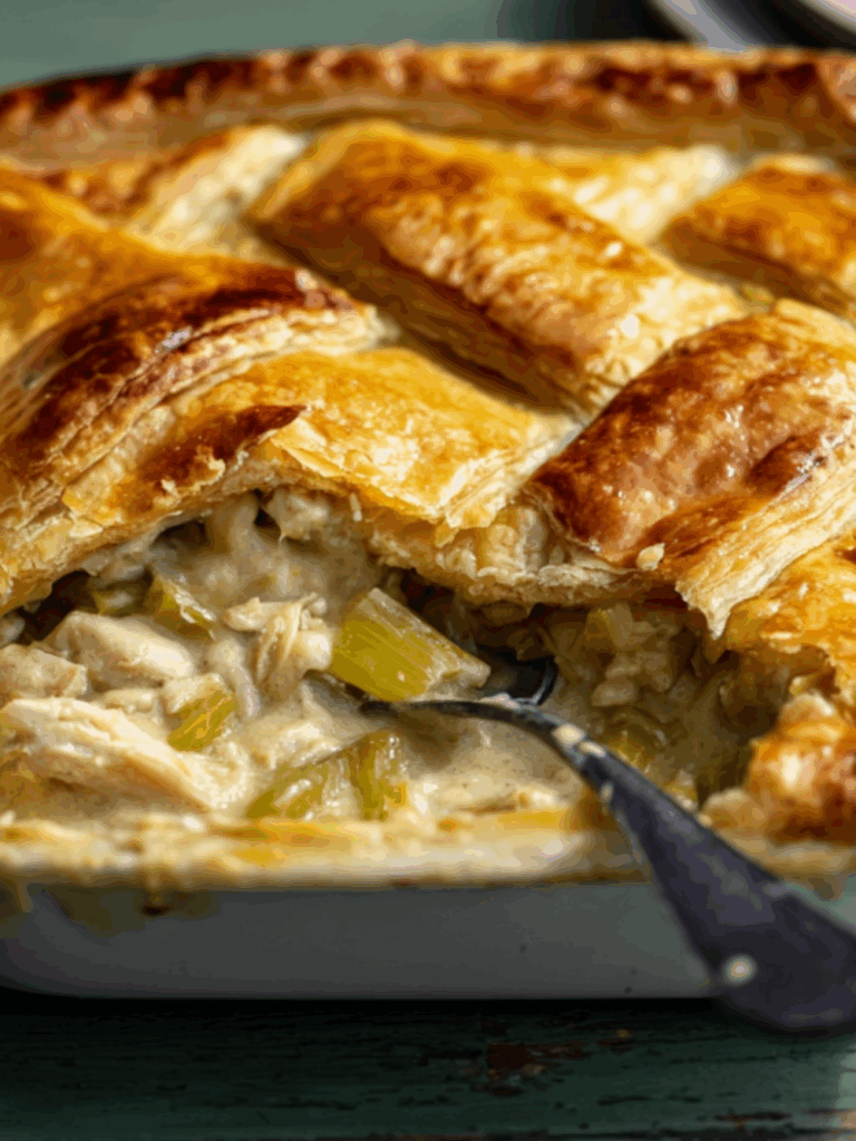 Jamie Oliver Crème Fraîche Chicken Pie