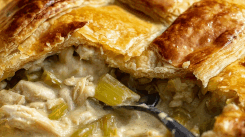 Jamie Oliver Crème Fraîche Chicken Pie