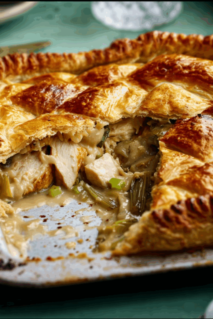 Jamie Oliver Crème Fraîche Chicken Pie