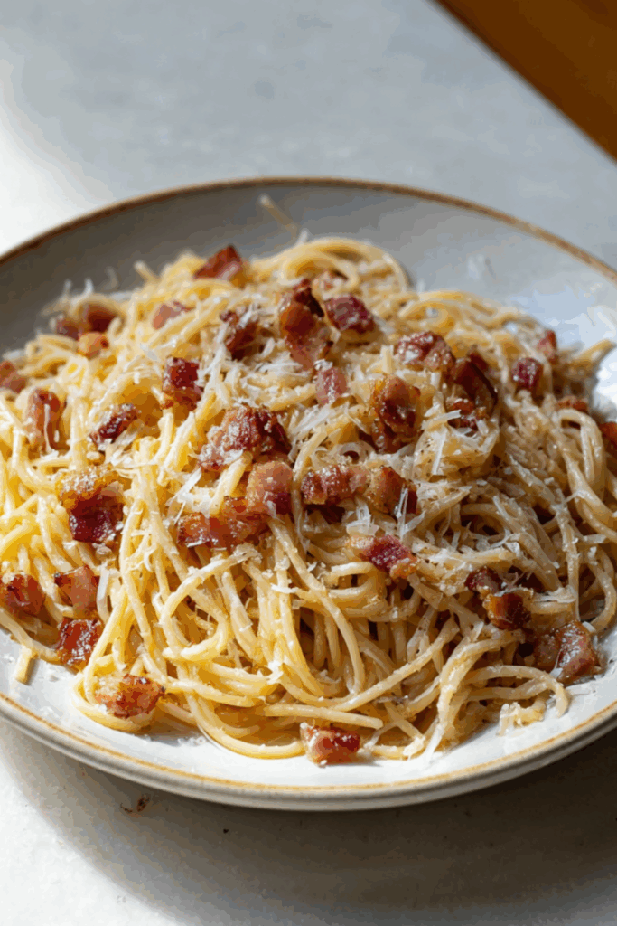 Jamie Oliver Easy Carbonara Pasta Recipe