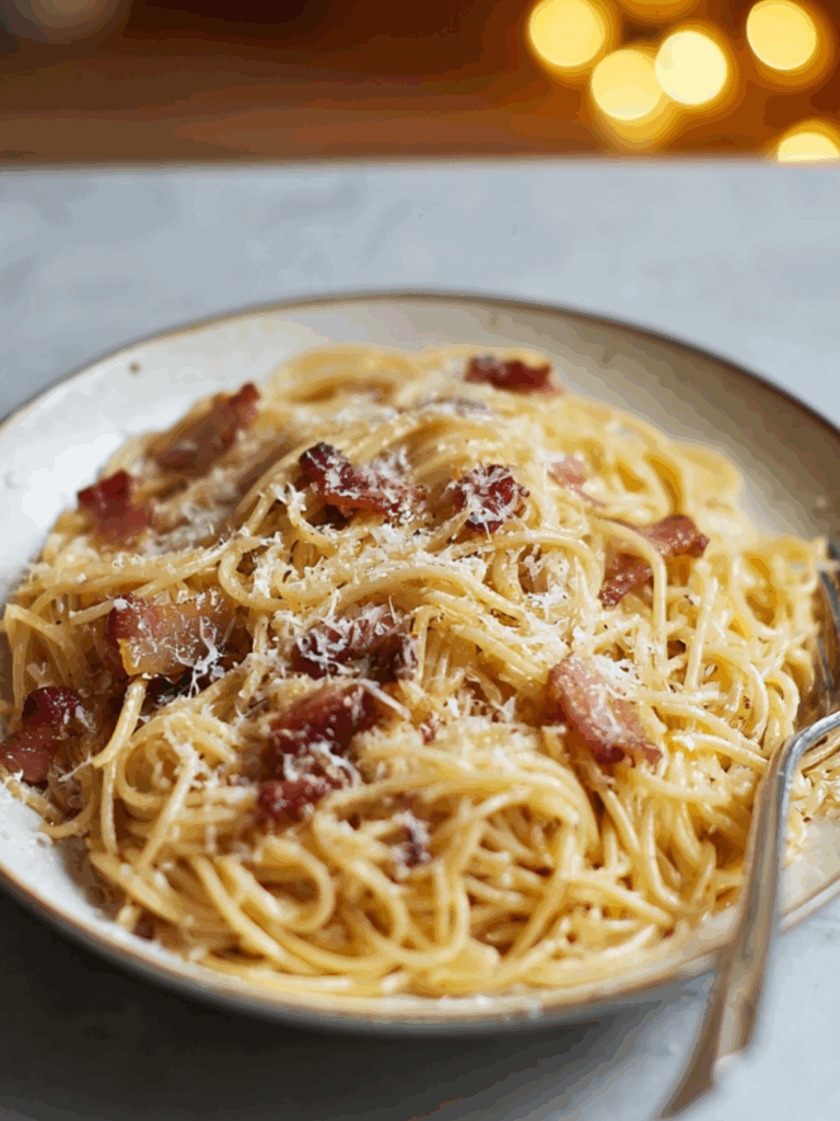 Jamie Oliver Easy Carbonara Pasta Recipe