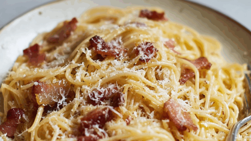 Jamie Oliver Easy Carbonara Pasta Recipe