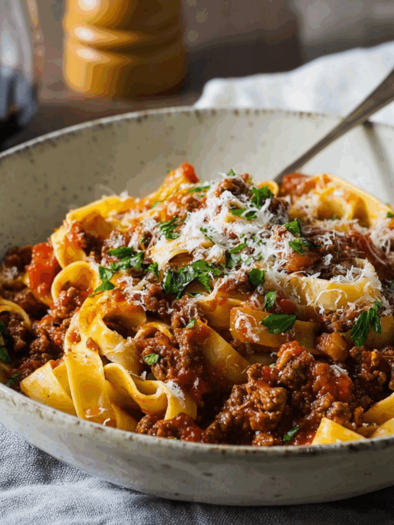 Jamie Oliver Pasta Bolognese