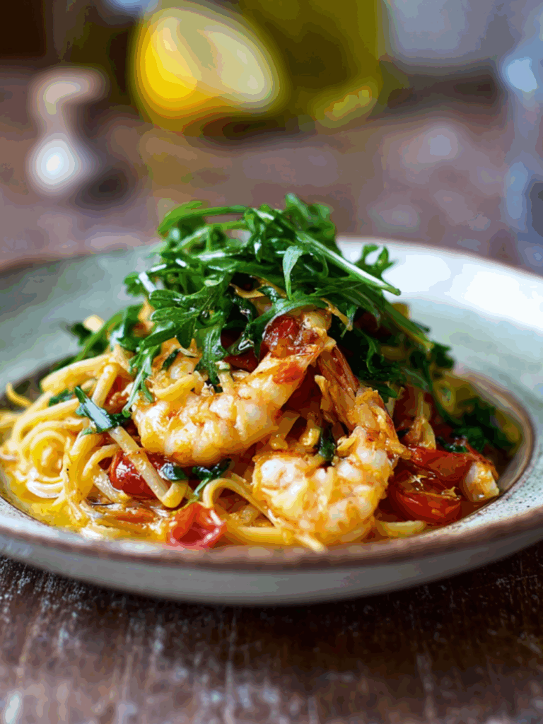 Jamie Oliver Prawn Linguine Pasta Recipe