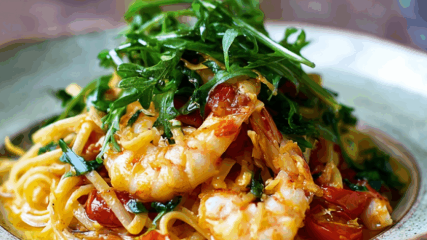 Jamie Oliver Prawn Linguine Pasta Recipe