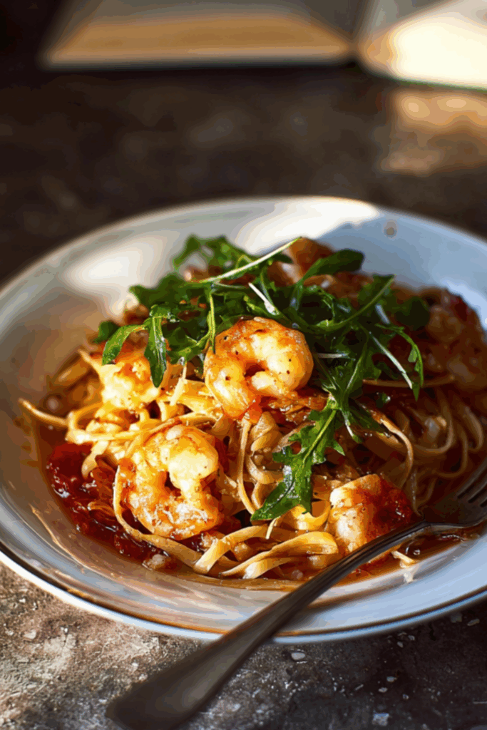 Jamie Oliver Prawn Linguine Pasta Recipe